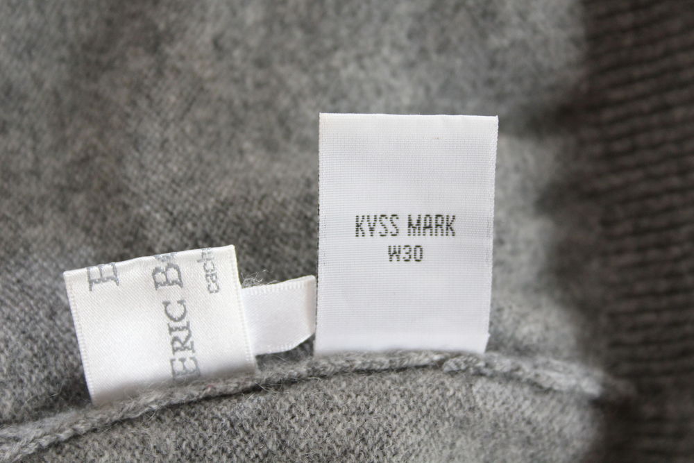Pull cachemire gris ERIC BOMPARD T.M Vêtements