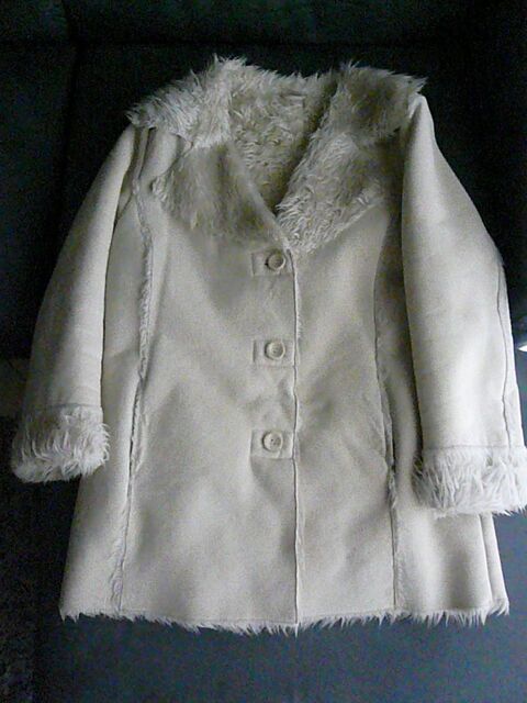 Manteau blanc cassé T40 15 Franqueville-Saint-Pierre (76)