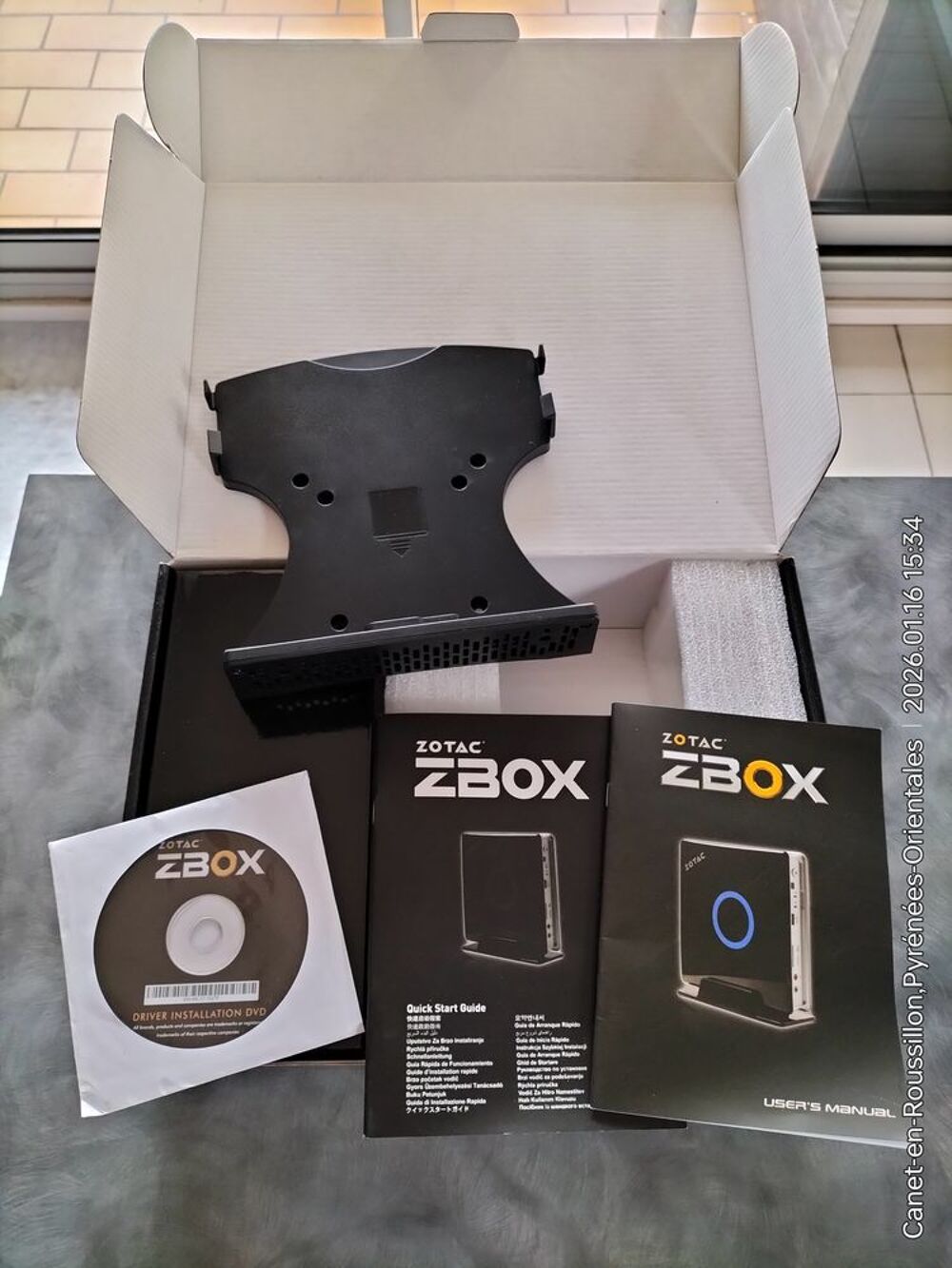 Mini PC Zotac ZBOX 4K Ultra HD + Multif. Canon MX395 + Ecran Matériel informatique