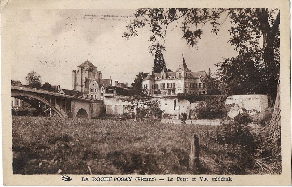carte postale La Roch-Posay 1943 