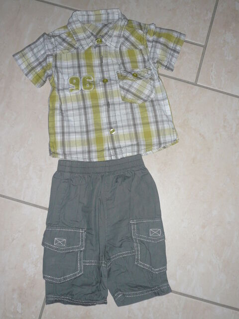 Ensemble 2 pi�ces 3 mois (n�8) 6 Franqueville-Saint-Pierre (76)