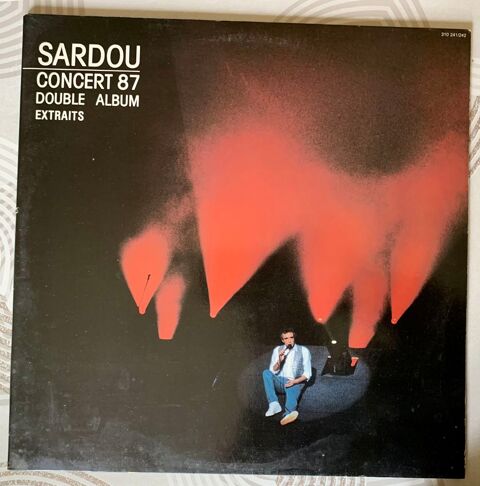 SARDOU concert 1987 33t vinyle 14 Autry-le-Chtel (45)