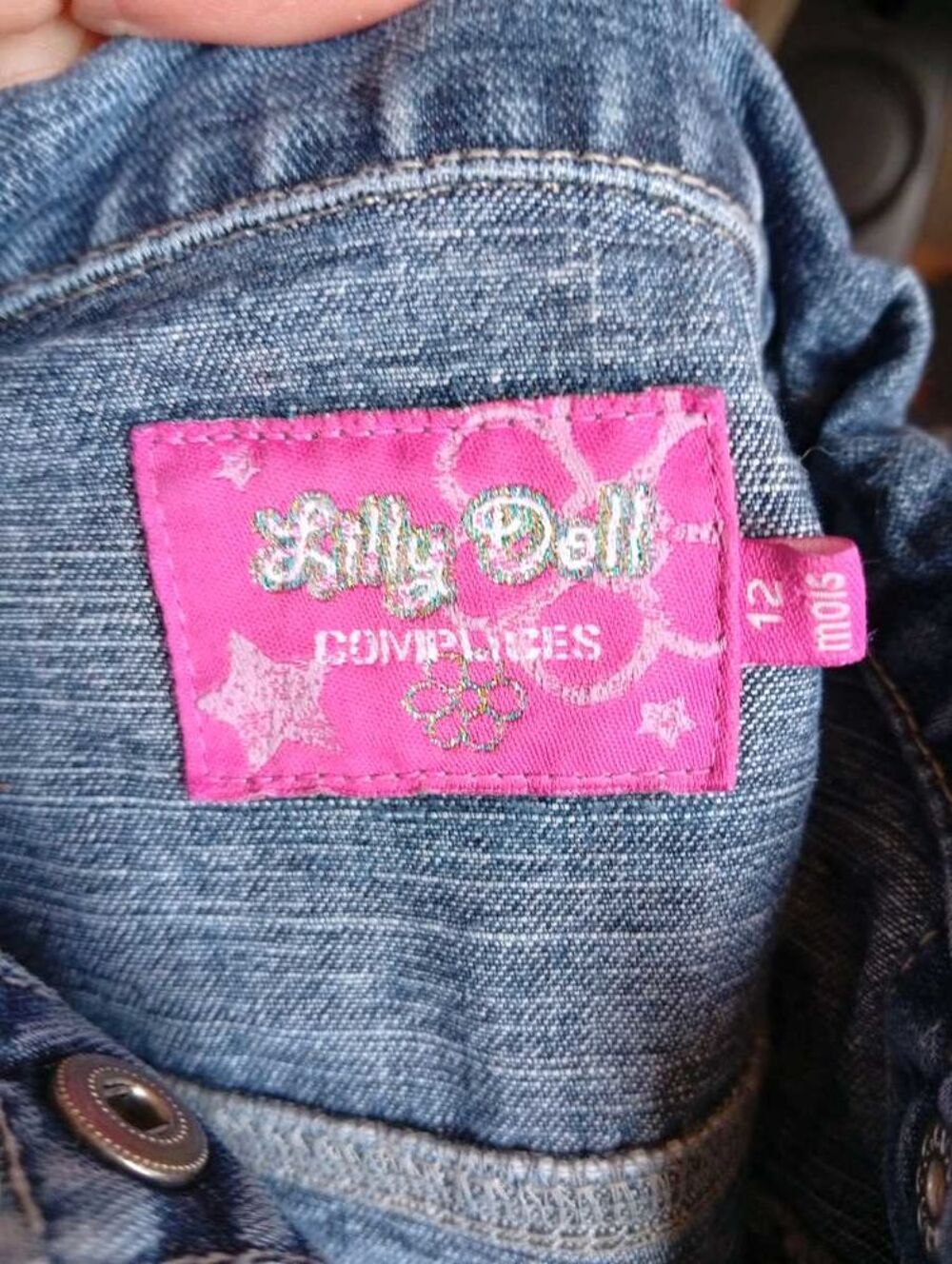 Ensemble pantalon et blouson jean - 12 mois Pu�riculture