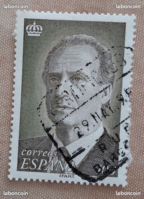 Timbre de collection espagnol oblit�r� 40 Meaux (77)