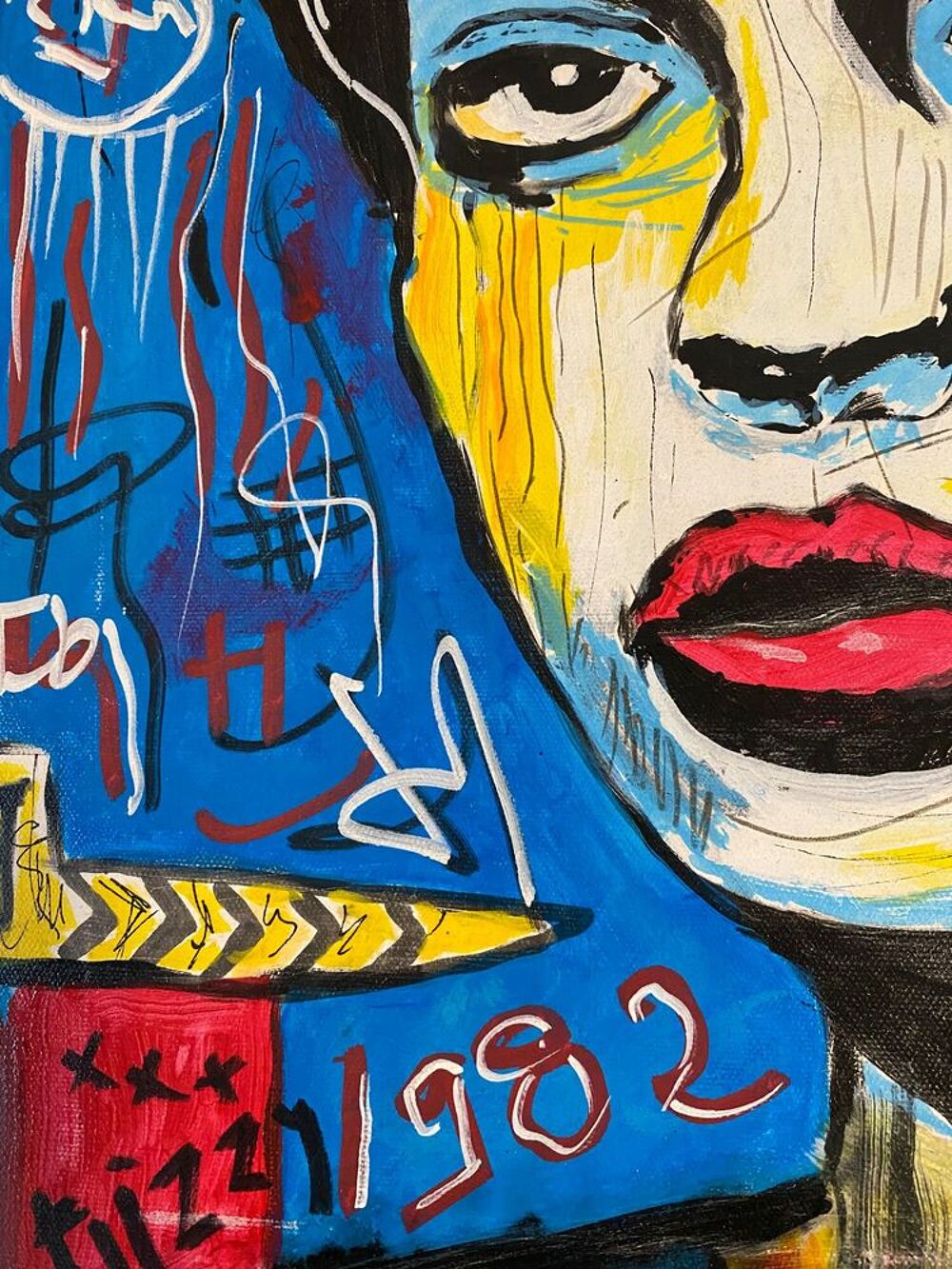 Tableau original Street Art / N&eacute;o-Expressionnisme ? Portrait Décoration