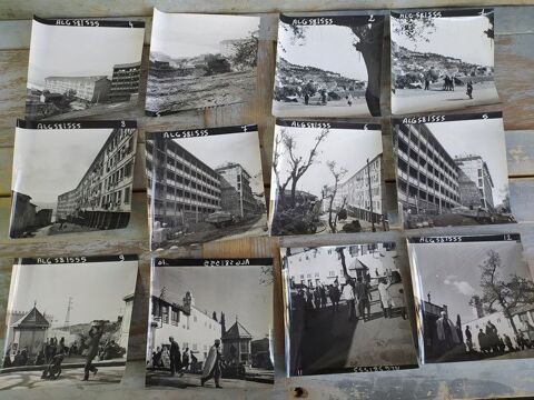  Lot 81 Photographies Algérie Chantier Construction 1957-58 0 Loches (37)