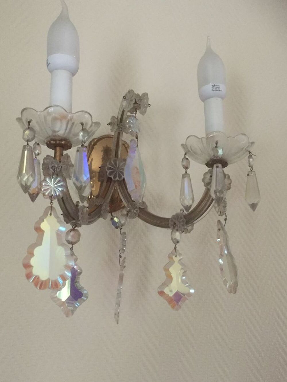 lustre et applique en cristale Décoration