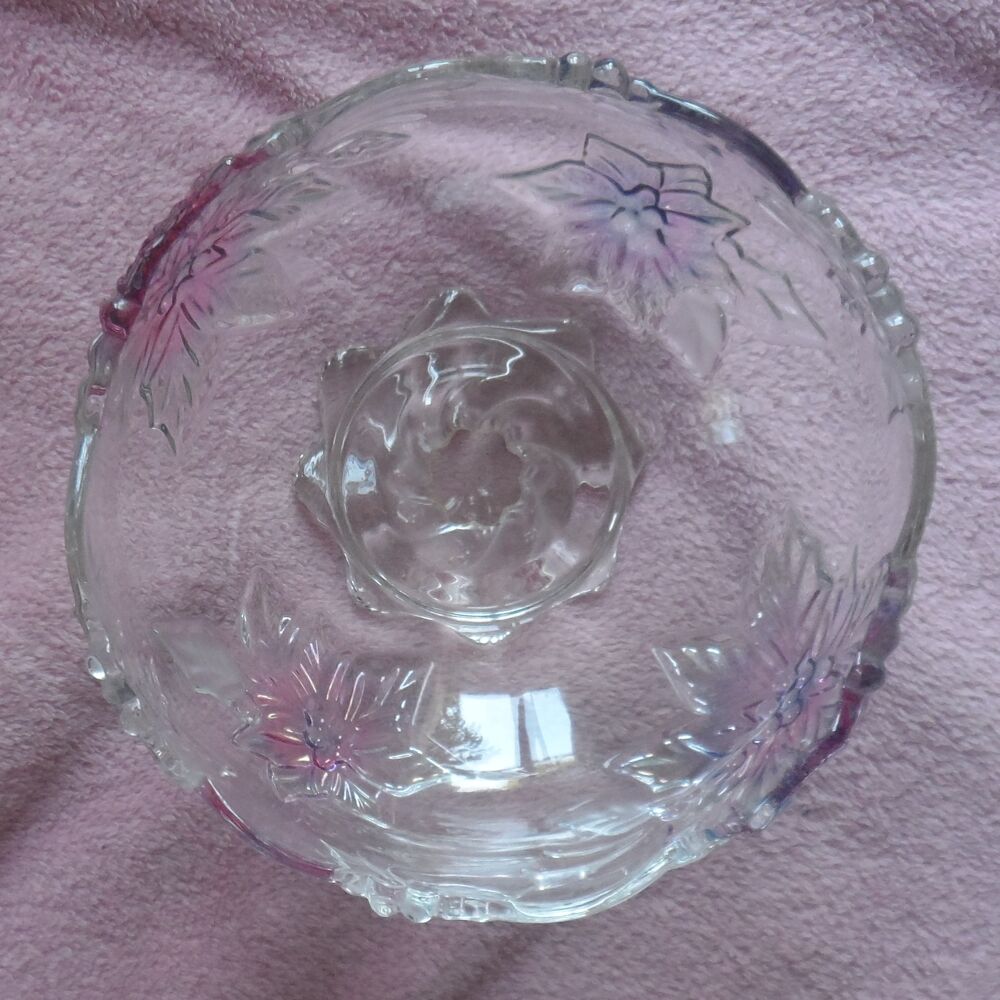 Tr&egrave;s joli plateau et coupe en verre vintage AN 60/70
Décoration