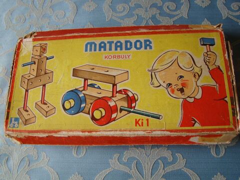 Ancien jeu de construction Matador Korbuly Ki 1 ann�es 1950
40 Gargenville (78)