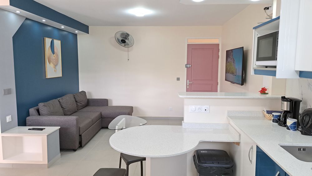 Location Appartement Appartement T2 meublé tout confort avec piscine, Petit-Bourg Petit-bourg