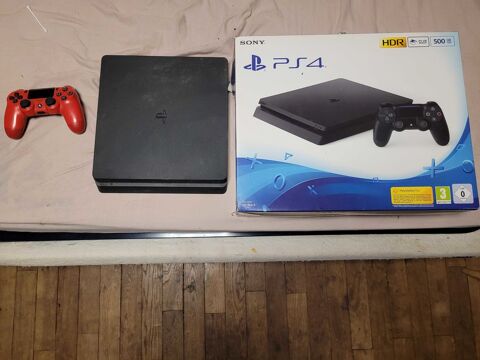 PS4 SLIM 500 GO + MANETTE OFFICIELLE 120 Dordives (45)