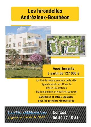 Appartement  vendre 2 pices 40 m
