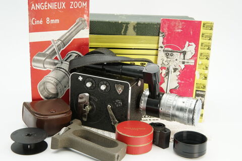 Camera 8mm Lvque LD8 Angenieux type K1 9-36mm modele zoom 220 Vincennes (94)