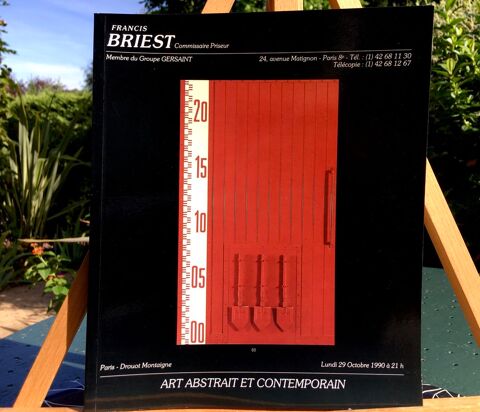 Art Abstrait et Contemporain (Briest/Drouot 1990);Livre Neuf 5 L'Isle-Jourdain (32)