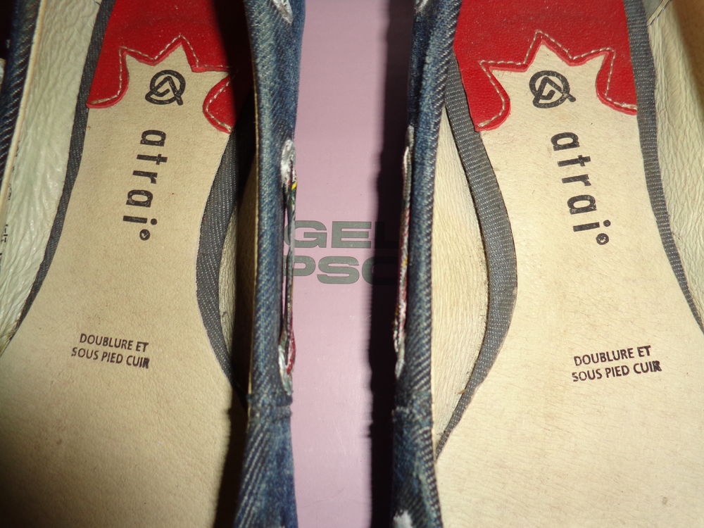 Ballerines en jean . Chaussures