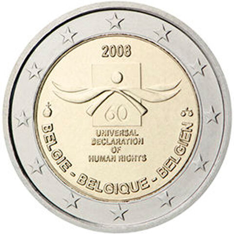piece UNC de 2008 BELGIQUE 3 Maubeuge (59)