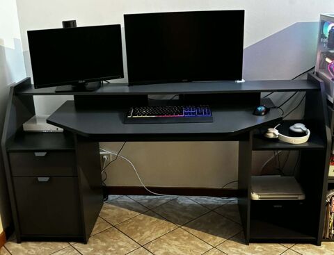 Bureau gaming gamer gris Parisot/Darkuss 70 Thann (68)