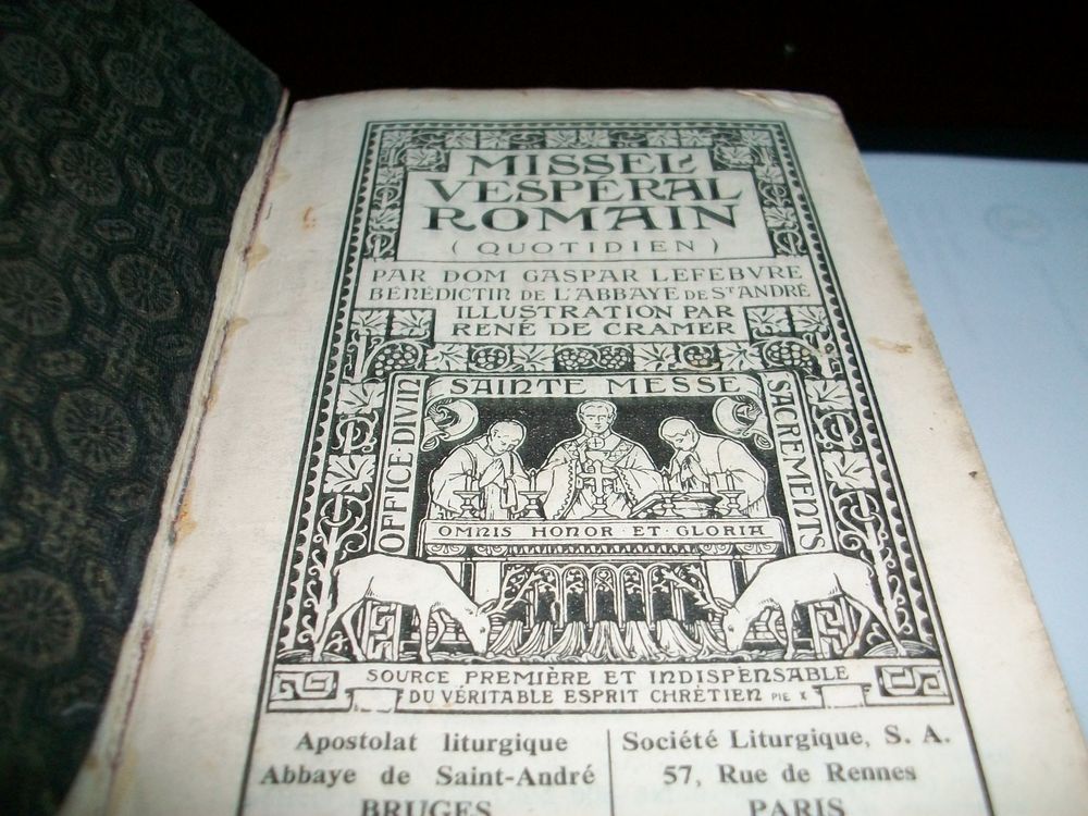 Missel ou livre de messe Livres et BD