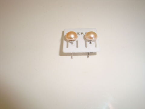 Boucle d'oreilles perles de culture d'eau douce Lyon 6 (69)