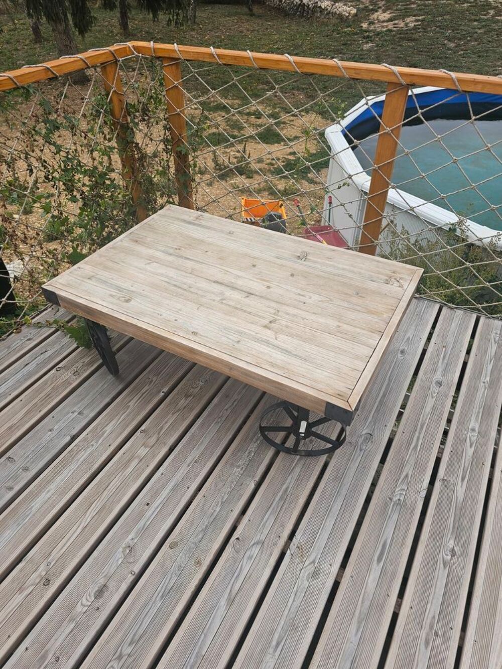 Table basse champ&ecirc;tre Meubles