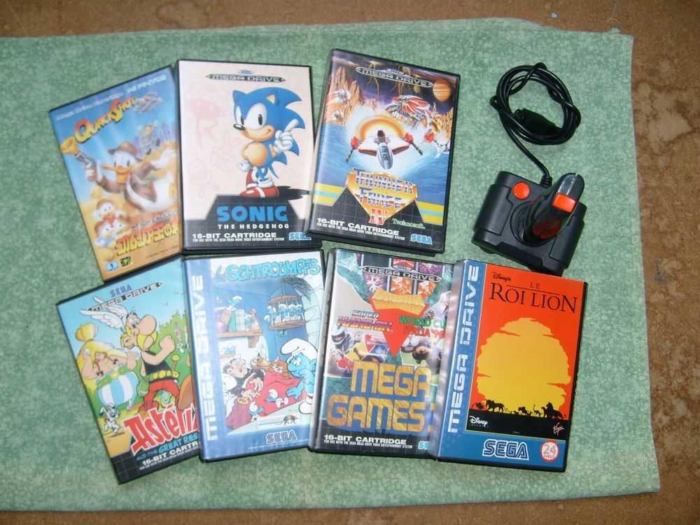 Lot pour ancienne console sega 2 Consoles et jeux vidéos