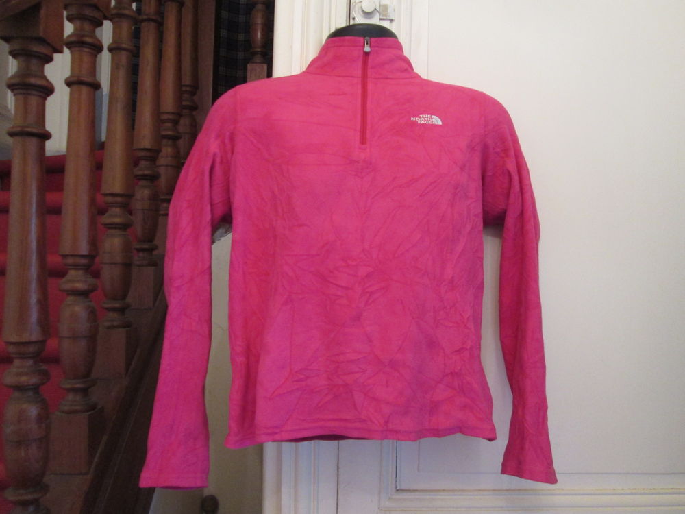 Polaire stretch rose demi-zipp&eacute;e The North Face Vêtements