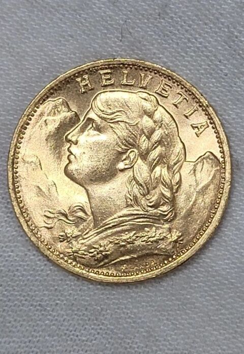 Piece 20 francs suisse or 350 Lunel (34)