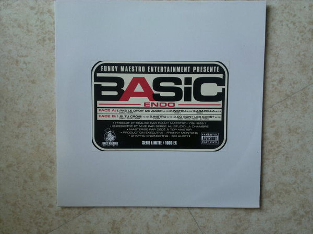 FUNKY MAESTRO - VYNILE - MAXI
BASIC ENDO CD et vinyles