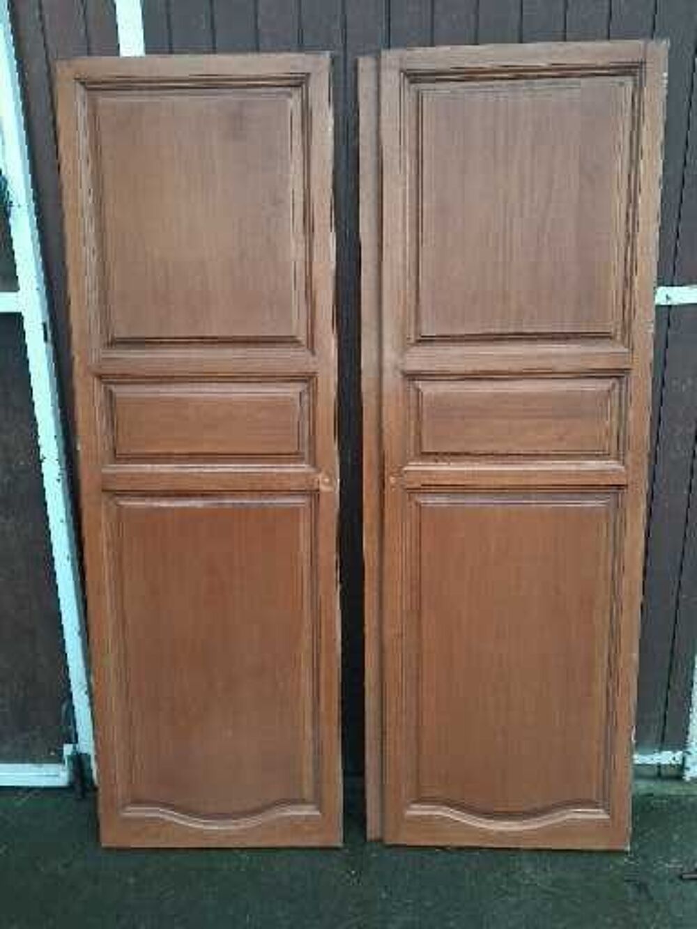 2 Portes de placard en ch&ecirc;ne Meubles