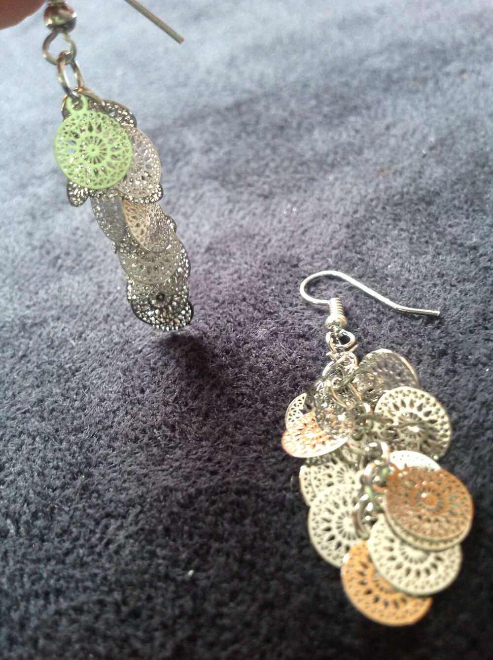BOUCLES OREILLES ARGENT&Eacute; MANDALA FLEUR Envoi Possible
Bijoux et montres