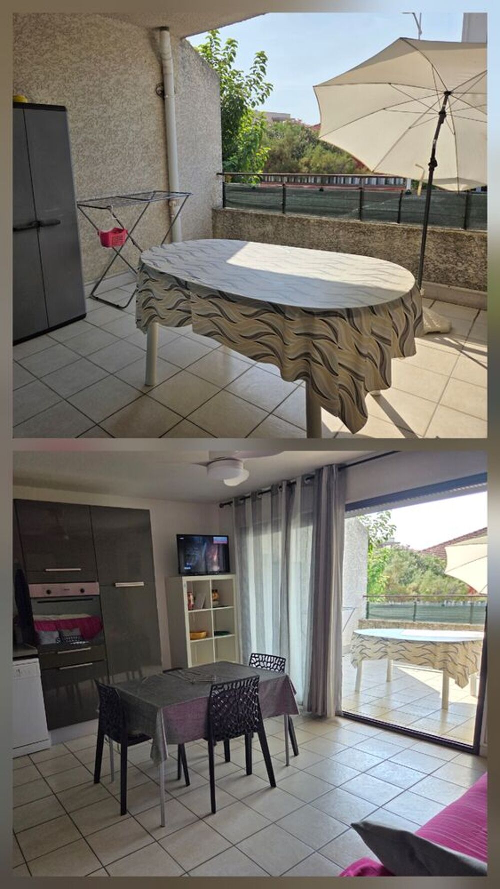 Vente Appartement Carnon plage T2 meublé, Terrasse, Garage, Mer à 50M Mauguio-carnon-plage