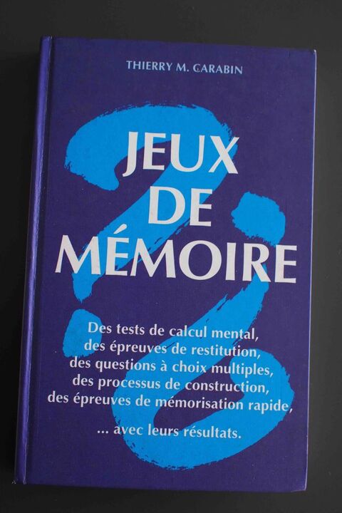 JEUX DE M�MOIRE - Thierry M.Carabin, 3 Rennes (35)