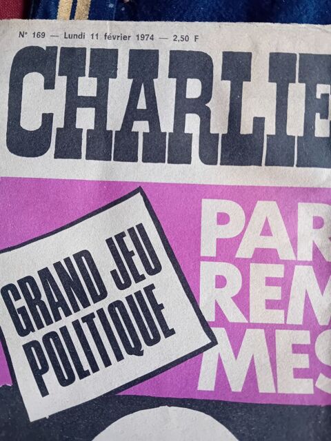 JOURNAL CHARLIE HEBDO ANNEE 1974 3 Chaumont (52)