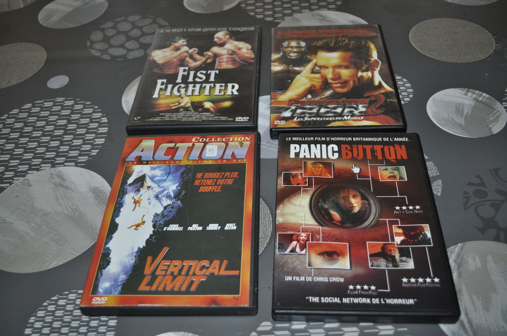 Lot de DVD avec entre autre Arnold Schwarzenegger DVD et blu-ray