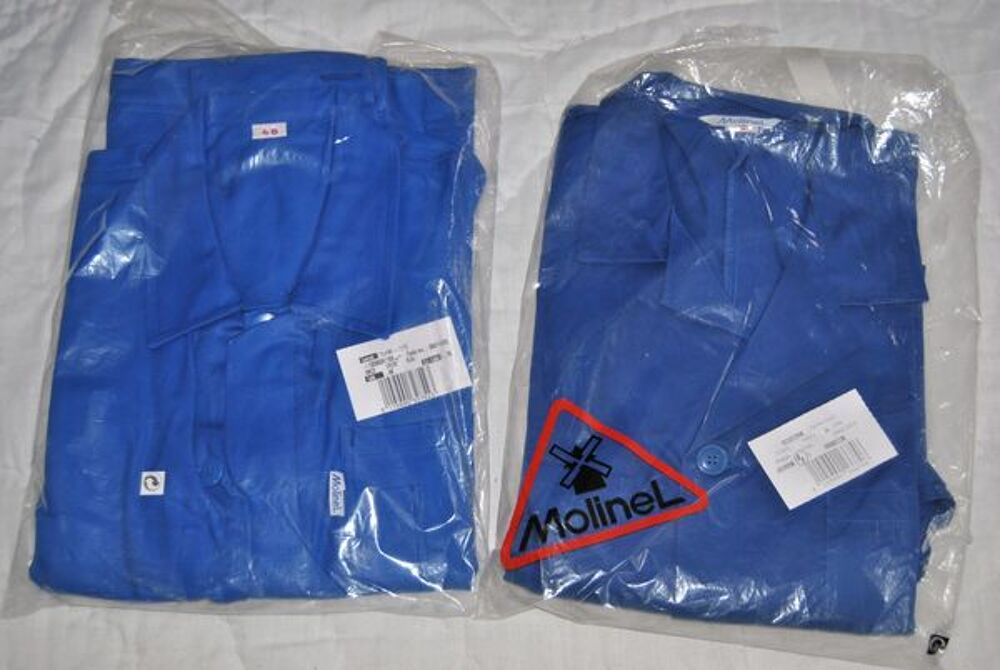  lot de 3 blouses de travail en coton et polyester/coton Vêtements