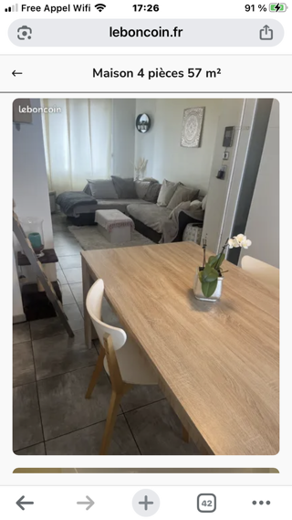  Maison � vendre 2/3 pi�ces 60 m�