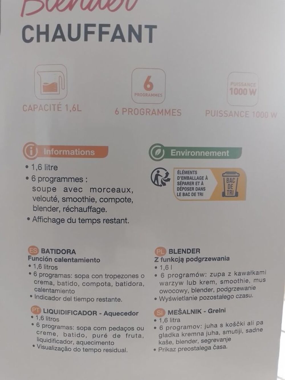 Blender Electroménager