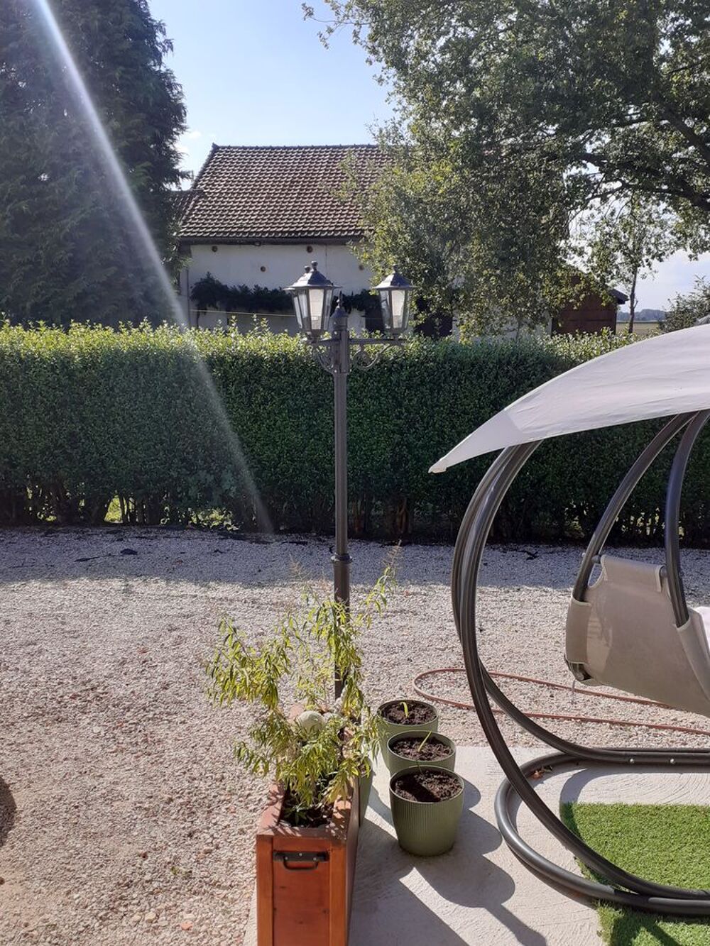 2 lampadaires ext&eacute;rieur Jardin