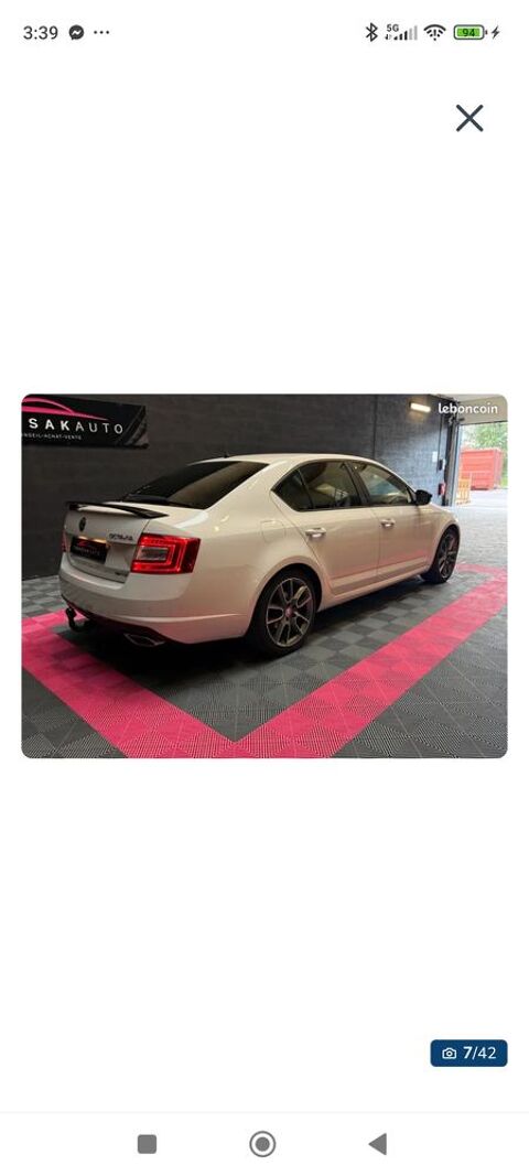 Skoda Octavia 2.0 TDI 184 ch CR FAP RS 2016 occasion Ricarville 76640