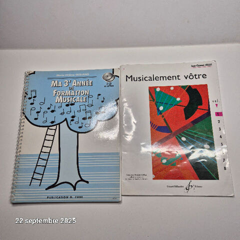 Livret musicalement vôtre de Jollet et 3e année de formation 15 Saumur (49)