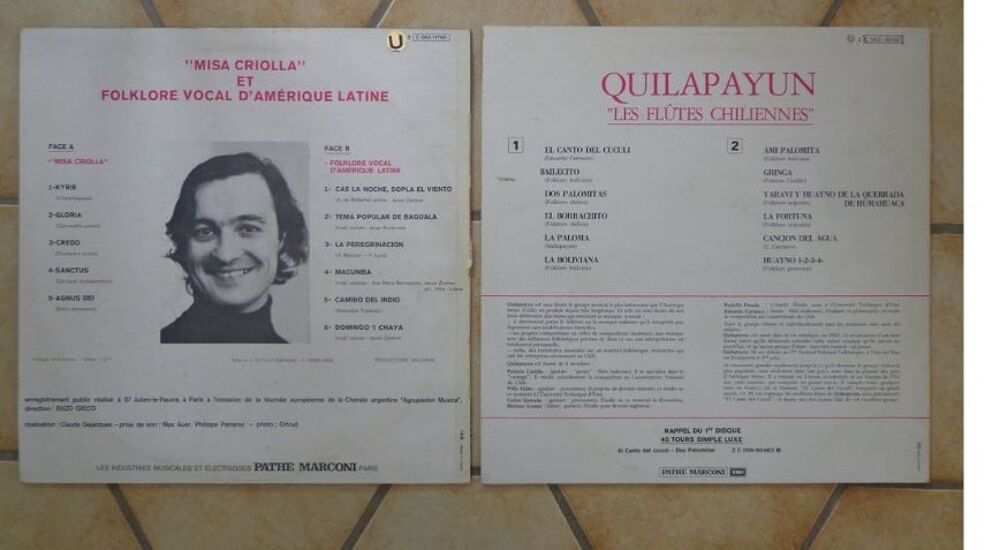 MUSIQUES d'AMERIQUE LATINE vinyles 33T CD et vinyles