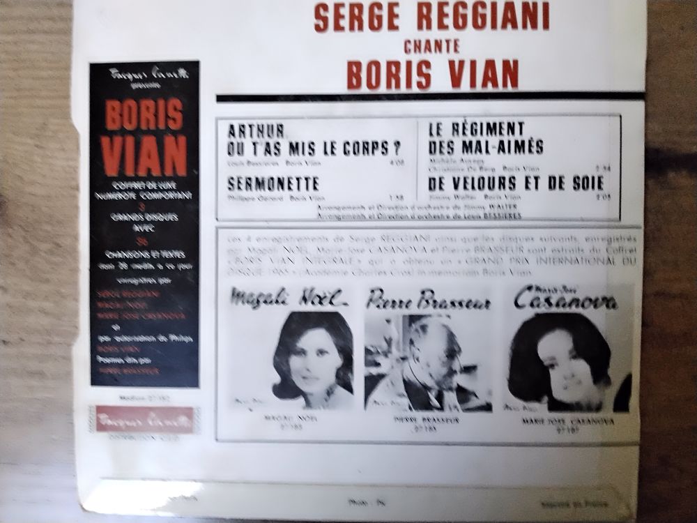 4 vinyls 45 tours Piaf, Reggiani, Streisand Audio et hifi