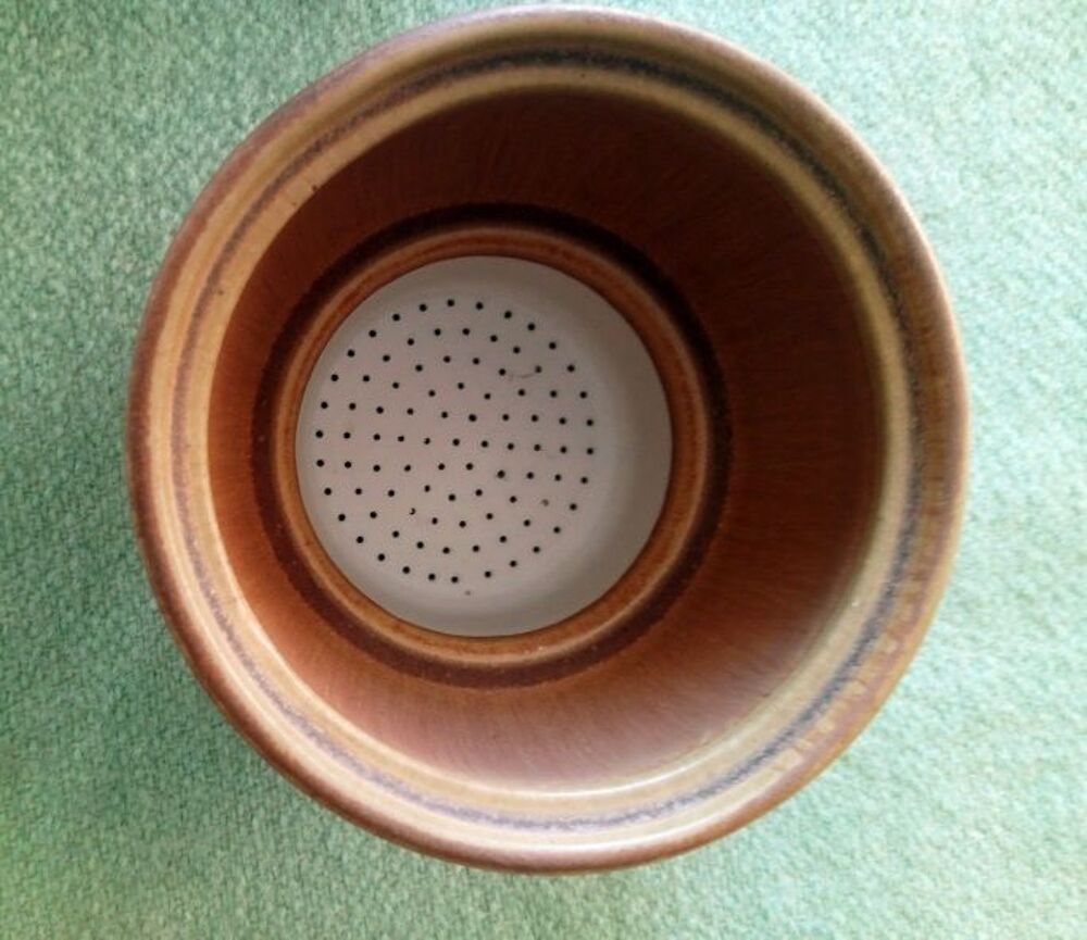 Cafeti&egrave;re Th&eacute;i&egrave;re en gr&egrave;s marron Décoration