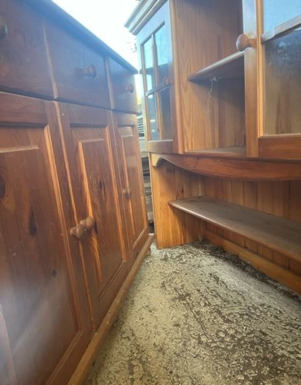 Vaisselier 2 corps en pin Meubles