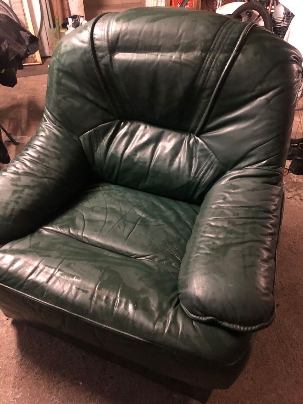 2 Fauteuils cuir Meubles