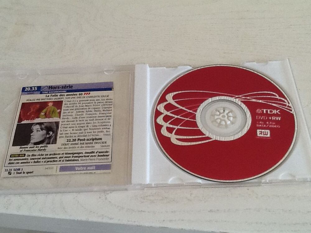 DVD LA FOLIE DES ANNEES 60 enregist&eacute; t&eacute;l&eacute; DVD et blu-ray