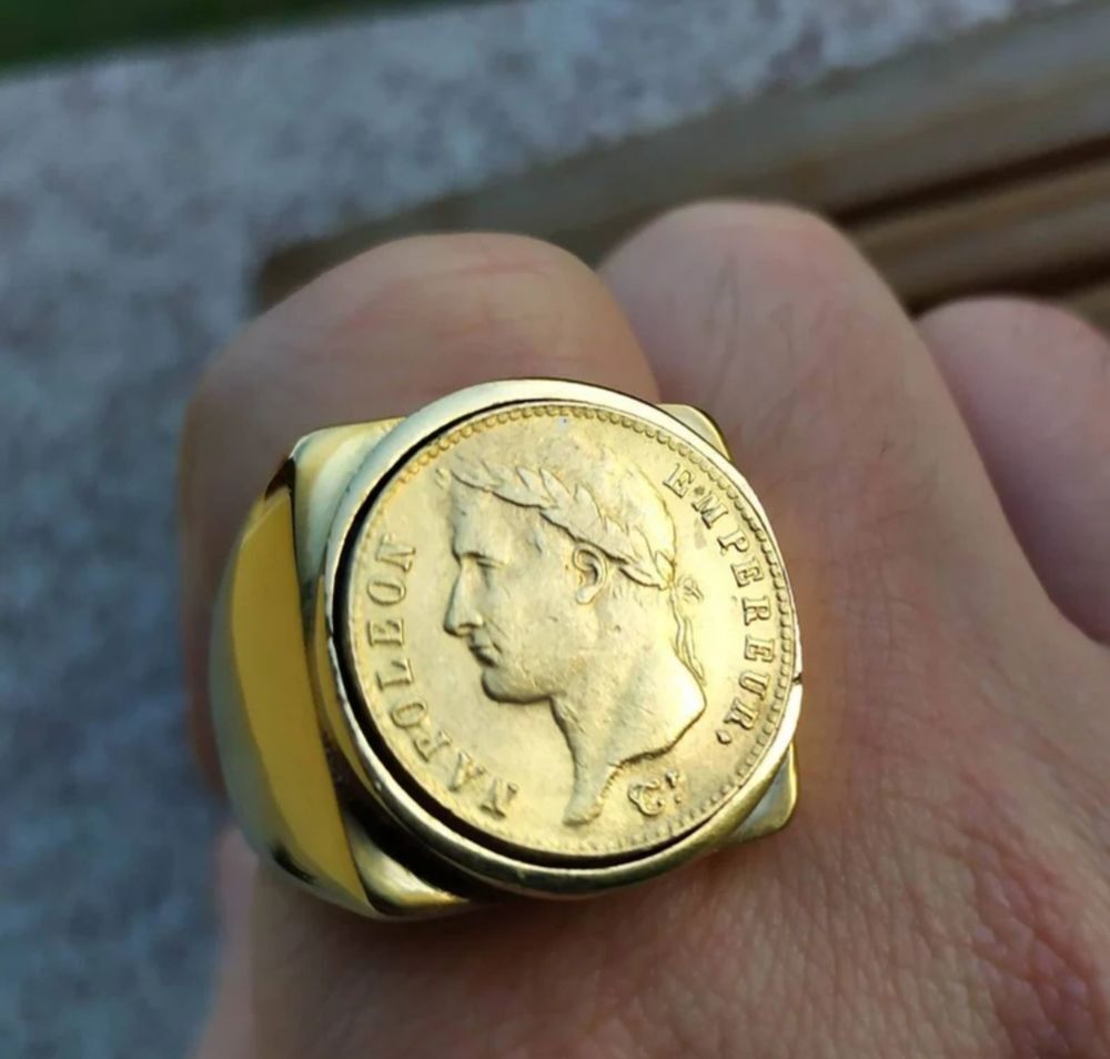 Bague Chevali&egrave;re carr&eacute; Napol&eacute;on 1er Bijoux et montres