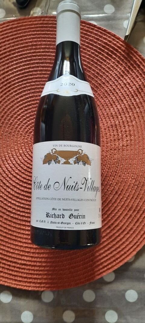 6 bouteilles côté de nuits villages nuits St Georges Bourgogne 2030 250 Caugé (27)