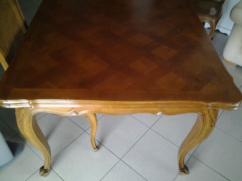 Table 2 rallonges + 4 chaises R�gence h�tre massif 420 Carpentras (84)