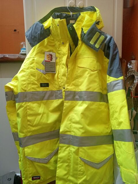 Veste r�fl�chissante fluo 50 Poussan (34)